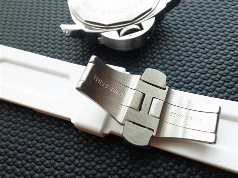 panerai rubber strap 24mm|panerai replacement strap.